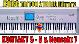 Librería Korg Triton StudioSAMPLES para KONTAKT 5, KONTAKT 6 & Kontakt 7BY LMTYM