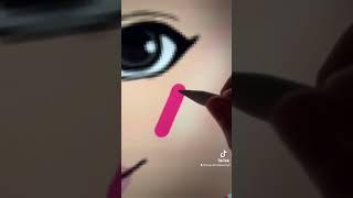 Baddie makeup look-