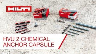 HOW TO: Hilti Chemical Anchor Capsule HVU 2