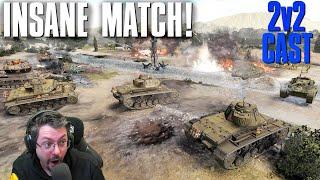 INSANE MATCH! - 2v2 - CAST - Company of Heroes 3