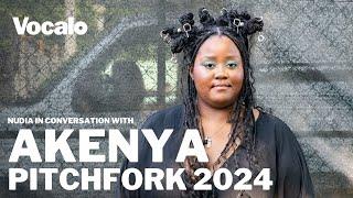 Chicago artist Akenya backstage at Pitchfork 2024 after debut solo set | Vocalo Radio 91.1 FM