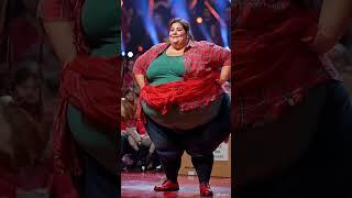 The judges were very curious about this woman performing with her scarf on the stage. #agt