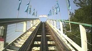 Georgia Cyclone Wooden Roller Coaster POV - Six Flags Over Georgia, GA