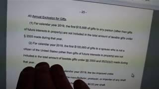 2019: $155,000 IRS gift tax exemption for non-citizens. Conspiracy?!