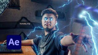 Cara membuat EFEK PALU THOR di After Effects..!!