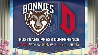 2025 #A10MBB Championship Game 4 Post Game - No. 8 St. Bonaventure vs. No. 9 Duquesne