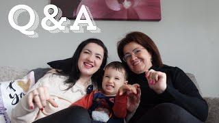 Q&A - cu Mama -inca UN COPIL? Ce Job are mama? Se va MUTA IN UK?  si ceva INDISCRET