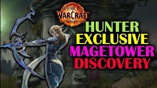 Hunter Exclusive! Magetower Discovery | Guide | The War Within 11.1.0