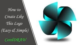 Create a Propeller Pinwheel in Coreldraw | Logo Design Super Easy Techniques for Experts & Beginners