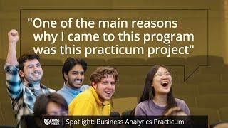 Spotlight: Business Analytics Practicum at Wake Forest University School of Business