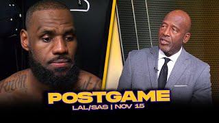 Lakers/Spurs Postgame x Analysis: J.Worthy, Bron, AD, Christie, Redick Reactions | Nov 15, 2024