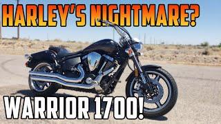 Harley Killer, Wannabe, or Neither? Yamaha RoadStar Warrior 1700 Quick Ride!