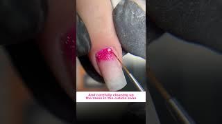 Perfect gel polish application  #shorts