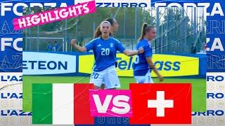 Highlights: Italia-Svizzera 3-2 | Under 17 Femminile | Amichevole