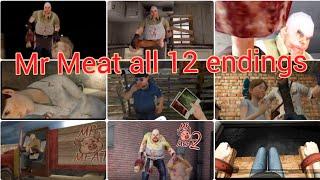 Mr Meat all 12 endings 