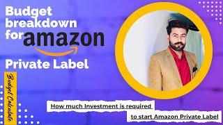 Budget breakdown for Amazon Private label | Private Label Budget Calculation