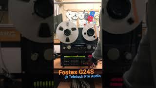 Fostex G24S in action @Teletech Pro Audio