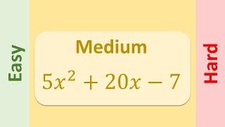 Completing the Square Examples with Easy to Advanced Examples