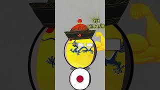 Qing Dynasty and Japan Empire  #countryballs #china #japan