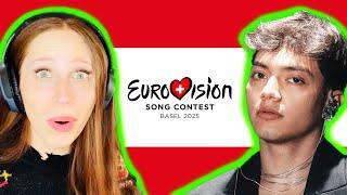 LET'S REACT TO AUSTRIA''S SONG FOR EUROVISION 2O25 // JJ "WASTED LOVE"