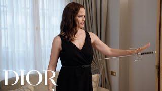 Getting ready with Jennifer Garner for Dior Spring-Summer 2025