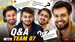 My FIRST Q&A | TEAM 07 NE DIYE APNE FANS KE SHAWALON KE JAWAB | SHADAN FAROOQUI VLOG.