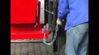 Компактный саморазгружающийся контейнер