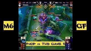 M6 Highlights | FNOP vs TLID GAME 5 | GRANDFINALS #kelra #fnop #m6 #esports #mlbb #onicph #tlid