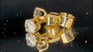 How Gold Earrings Are Made - Making Jewelry