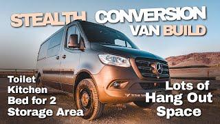 The Most Spacious STEALTH CONVERSION VAN ***Detailed Video Tour*** By The Van Builders @TitanVans