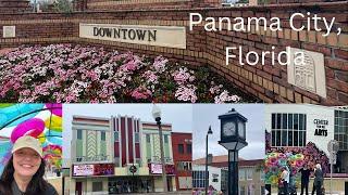 Walking Downtown Panama City , FL - Beautiful Little Town - Restaurants, Shopping, Fine Arts & Fun