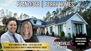 Explore Your DREAM HOME in Brooksville, Florida's Rolling Hills | 3368 Plan by Perry Homes