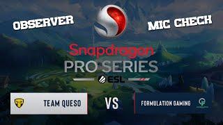[ MIC CHECK OBSERVER ] TEAM QUESO VS FORMULATION GAMING | EUR & MENA League of Legends: Wild Rift