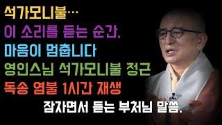 석가모니불 정근 영인스님 독송 염불 1시간 #부처님말씀 #부처님가르침 #긍정적마인드 #긍정의말 #긍정의한줄 #인생조언 #지혜 #자기수행 #석가모니불 #염불 #항마진언 #영인스님