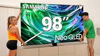 Massive 98" Samsung QN90D Mini-LED TV