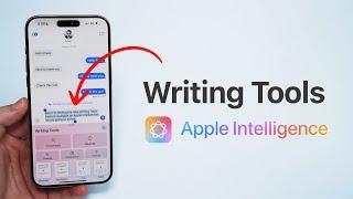 How To Use the new Apple Intelligence Writing Tools!!