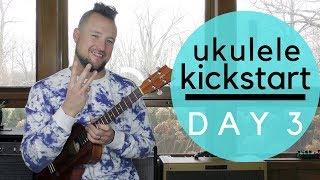 10 Day Ukulele Kickstart | Day  3  |  Three Finger Chords | Jam-Along With Kevin