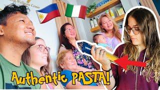 ITALIAN WIFE COOK PASTA FOR MY FILIPINO FAMILY! FACIAL TIME! 