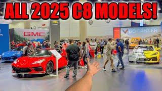 Full 2025 C8 Corvette LineUp! New Colors & Features!