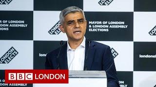 Sadiq Khan re-elected as London Mayor | Full declaration and speeches