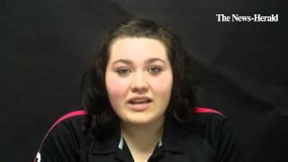 Mentor's Ashley Fortuna talks about being named the News-Herald's girls bowler of the year, as well