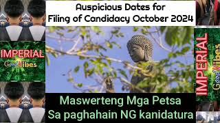 FILING OF CANDIDACY Auspicious dates #highlights #auspicious如意吉祥