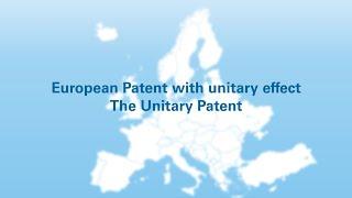 The Unitary Patent