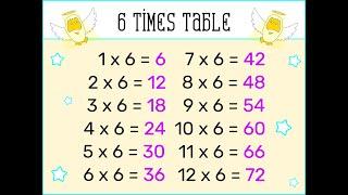 6 Times Table Chant (2022) - Adam Up Maths