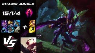 JUNGLE Kha'Zix vs Lee Sin - NA Challenger Patch 14.22