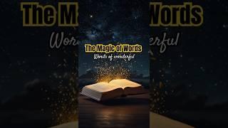 The Magic Of Words  #motivation #inspiration #magic #belive #usa #uk