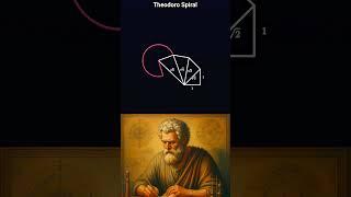 people are shocked by the geometric beauty of the Theodore spiral? #mathematics #knowledgesowing