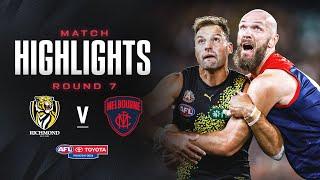 Richmond v Melbourne Highlights | Round 7, 2024 | AFL