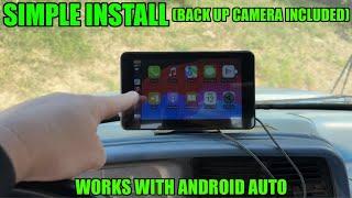 Installing Apple CarPlay In a 30 Year Old Truck | Under $100 | (With Backup Camera)