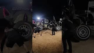 Changing a tire in 10 seconds #DakarRally #Dakar2023 #TOYOTAGAZOORacingBaltics #BenediktasVANAGAS